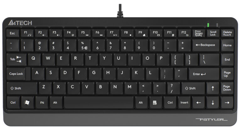 Klavye A4Tech Fk11 Q Mini Si̇yah Usb Tr Layout