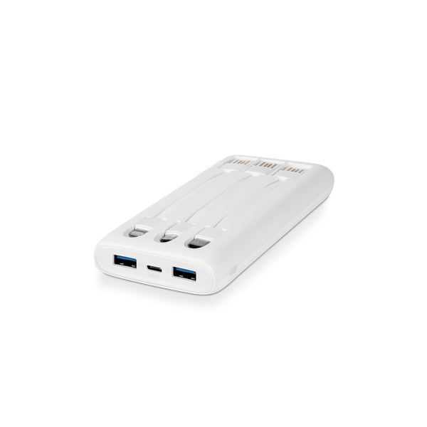 POWERBANK TTEC 2BB202B BEYAZ PowerSlim TRIO LCD 10000Mah PD