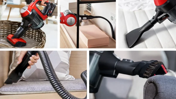 Bosch Bcs711Pet  18V Pro Animal Kırmızı Şarjlı Dikey Süpürge - Görsel 2