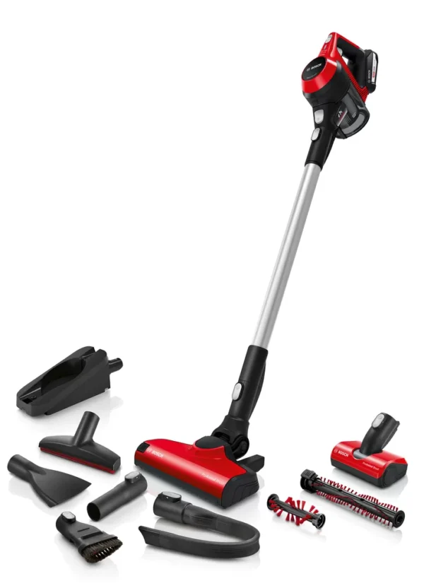 Bosch Serie 6 Şarjlı Süpürge Unlimited Proanimal Kırmızı 18V Bi Sipariş Kktc