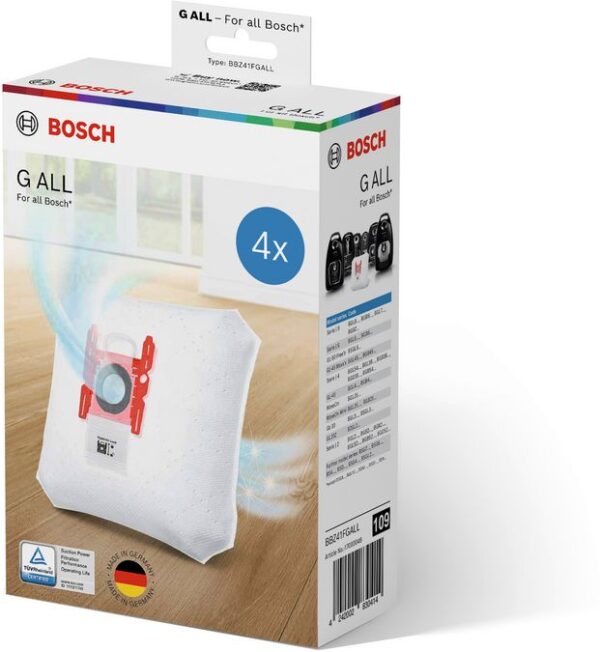 Bosch Bbz41Fgall Elektrikli Süpürge Toz Torbası Powerprotect Tip G Tümü Bi Sipariş Kktc