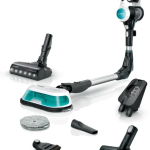 Bosch Unlimited 7 ProHygienic Aqua White I Şarjlı Dikey Süpürge I BCS71HYG1 Bi Sipariş KKTC