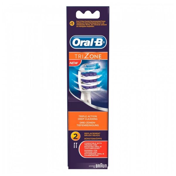 Diş Fırçası Değiştirme Uçları 2 Adet Braun Oral B Trizone 3W Eb30 - Kktc Bi Sipariş