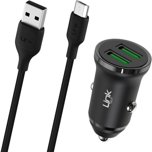 Linktech 12W Micro USB Araç Içi Şarj Aleti - Bi Sipariş KKTC