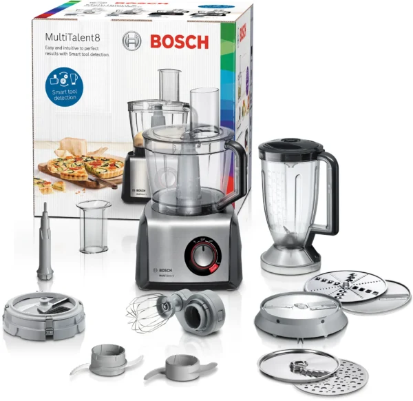 Mc812M865 Bosch Mutfak Robotu Multitalent 8 1250 W Siyah Fircalanmis Paslanmaz Celik Mc812M865 Bi Siparis Kktc 3 - Kktc