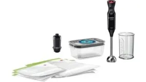 Bosch MS6CB61V1-ErgoMixx 1000 W vakumlu el blenderi Siyah