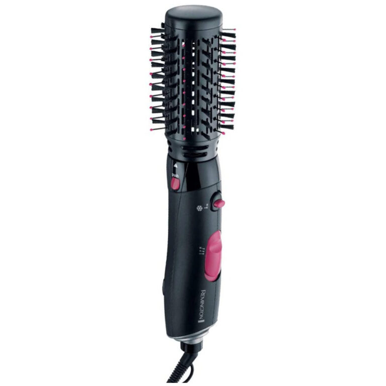 Saç Kıvırıcı & Düzleştirici (fırça) REMINGTON Volume and Curl Airstyler AS7051 siyah/fuşya - KKTC Bi Sipariş