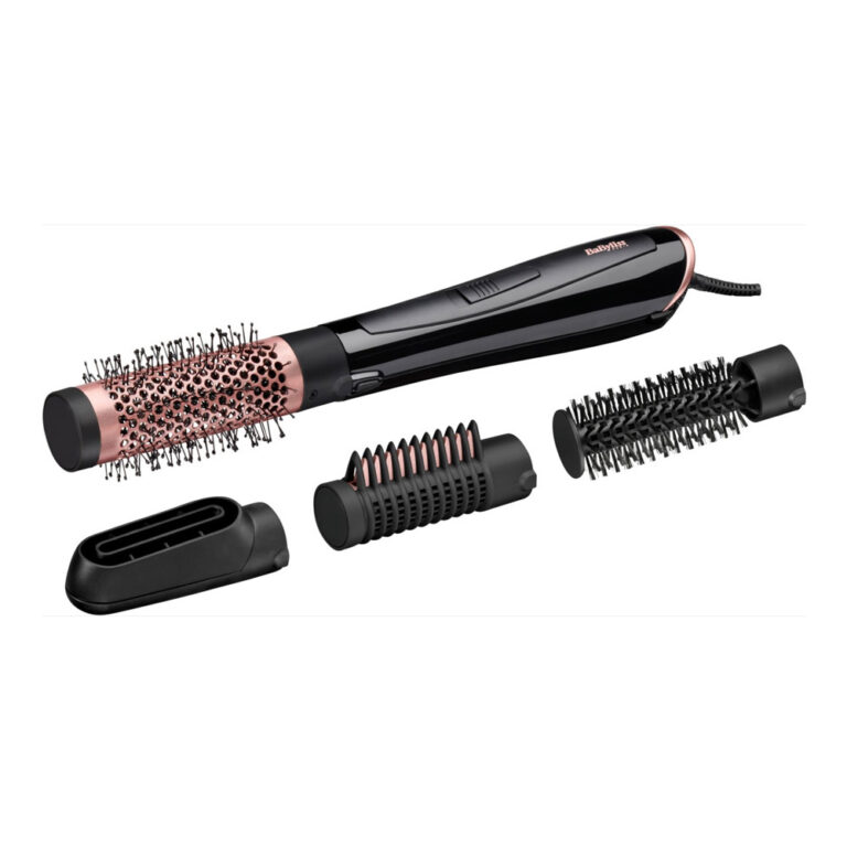 Saç kıvırıcı ve düzleştirici BABYLISS Perfect Finish Blower Brush AS126E siyah - KKTC Bi Sipariş