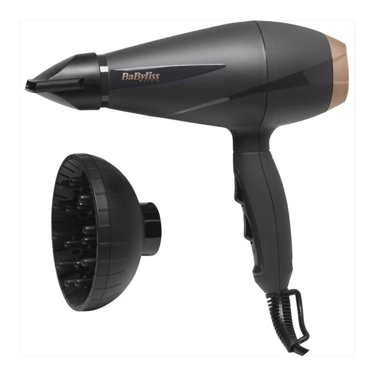 Saç kurutma makinesi BABYLISS Smooth Pro 6709DE siyah/pembe/altın - KKTC Bi Sipariş