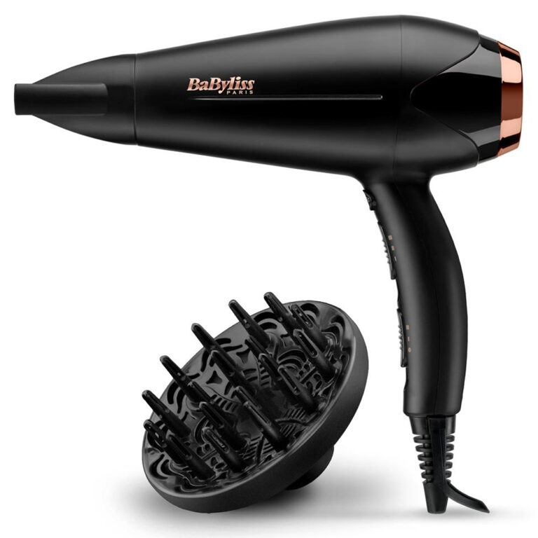 Saç kurutma makinesi BABYLISS Turbo Shine 2200 D570DE siyah - KKTC Bi Sipariş