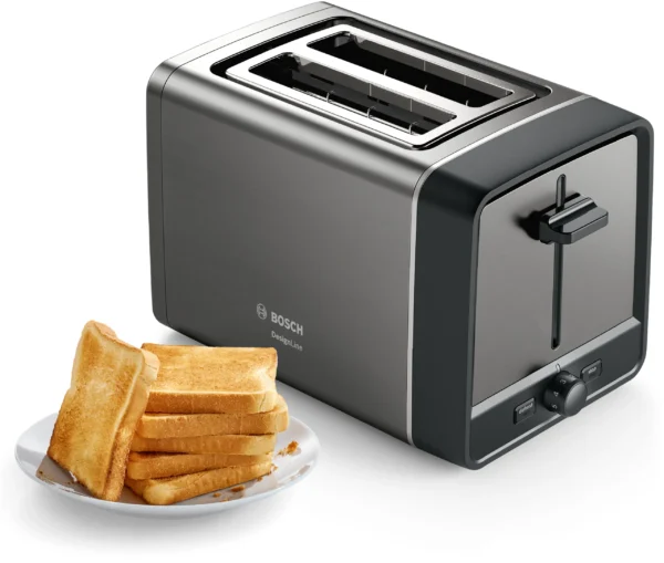 Bosch Tat5P425 Kompakt Tost Makinesi Designline Graphite 970W Bi Sipariş Kktc