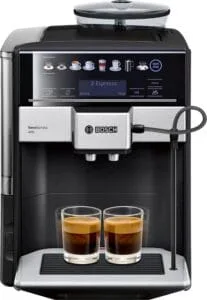 BOSCH TIS65429RW Tam otomatik kahve makinesi Vero Barista 400 Sapphire, 15.0 bar, 1.7L, siyah metalik