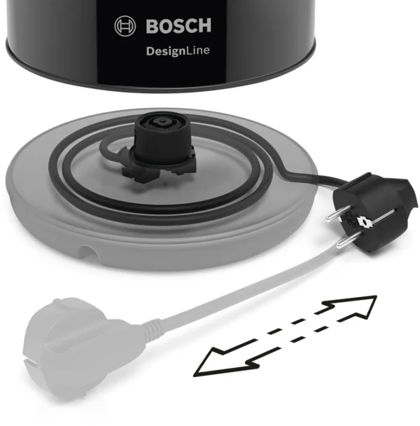 Twk3P423 Bosch Kettle Designline 1.7 L Paslanmaz Siyah Bi Siparis Kktc 1 - Kktc