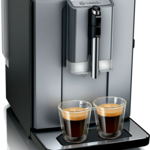 Bosch Seri 2 Tam otomatik kahve makinesi VeroCafe Diamond titanyum metalik, Çıkarılabilir su tankı