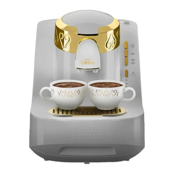 Arzum Okka Turkish Coffee Machine White And Gold Ok008 Kktc - Online Alışveriş Bi Sipariş
