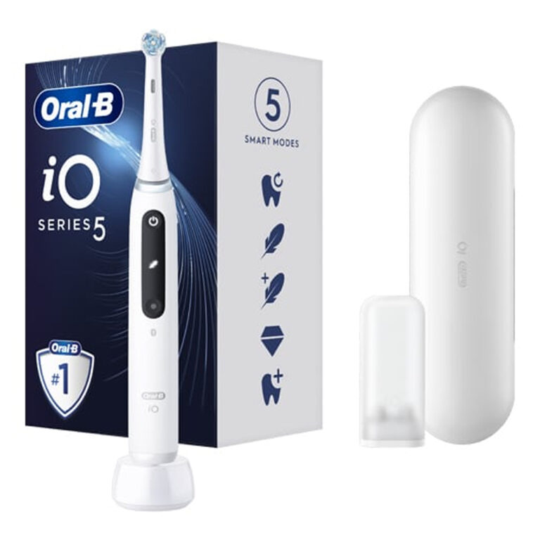 Elektrikli Diş Fırçası BRAUN Oral B iO5 Serisi 5 Manyetik beyaz - KKTC Bi Sipariş