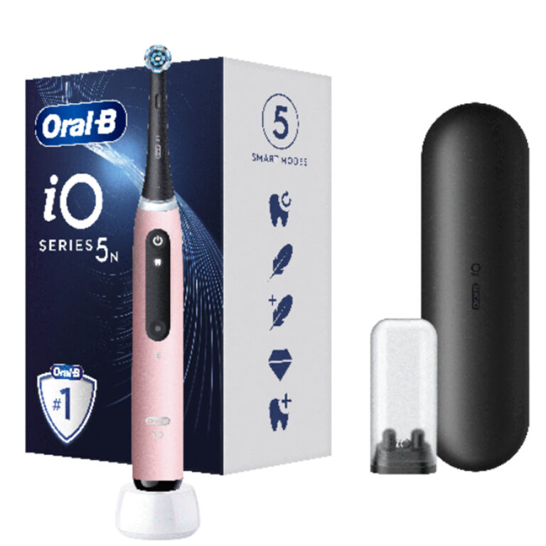 Elektrikli Diş Fırçası BRAUN Oral B iO5 Serisi 5 Manyetik pembe - KKTC Bi Sipariş