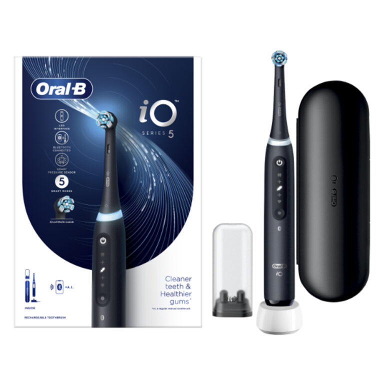 Elektrikli Diş Fırçası BRAUN Oral B iO5 Serisi 5 Manyetik siyah - KKTC Bi Sipariş