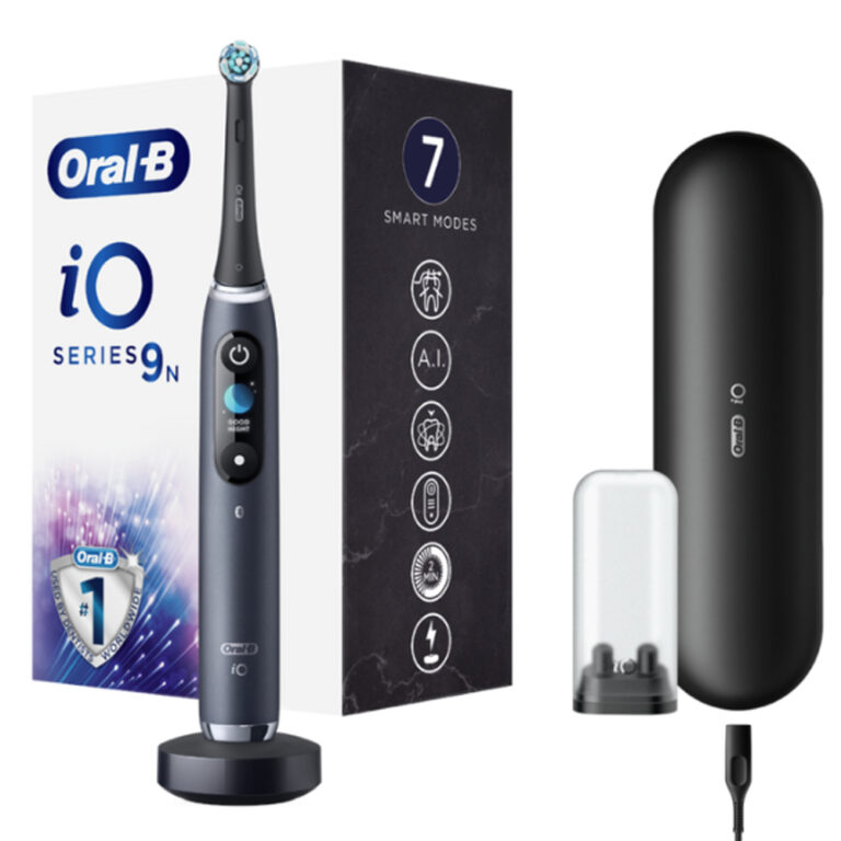 Elektrikli Diş Fırçası BRAUN Oral B iO9 Serisi 9 Manyetik siyah - KKTC Bi Sipariş