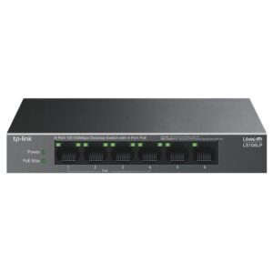 Switch Tp-Link Ls106Lp 6 Port 10/100 4 Port Poe 41W