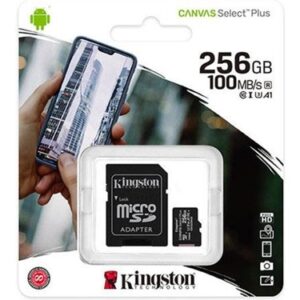 Bellek Kingston 256Gb Micro Sd Cl10 Sdcs2/256Gb 100Mb/S Uhs-I