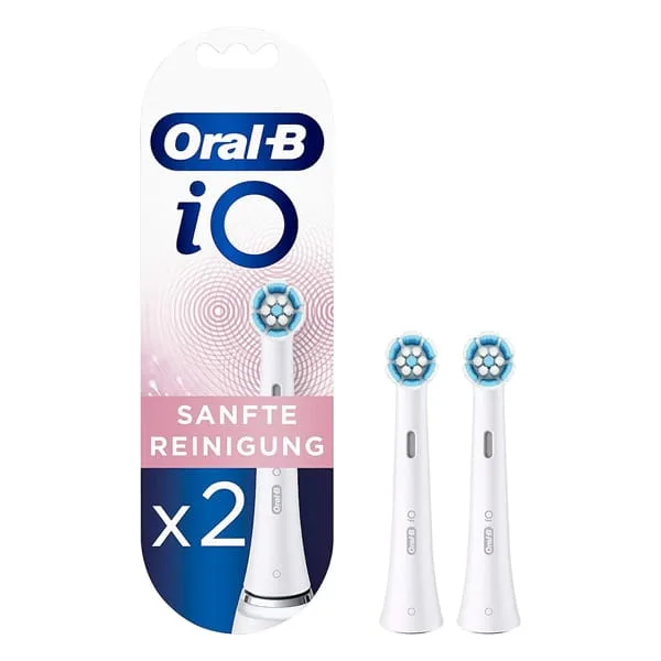 BRAUN Oral-B iO Nazik Bakım Yedek Diş Fırçası Başlıkları, 2 Parça