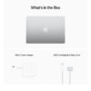 APPLE MLY03GR/A MacBook Air Dizüstü Bilgisayar, 13.6", Gümüş - Görsel 4
