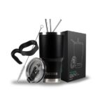 DOZZE Roamer Termos Seyahat Bardağı, 880 ml, Siyah Sürüm