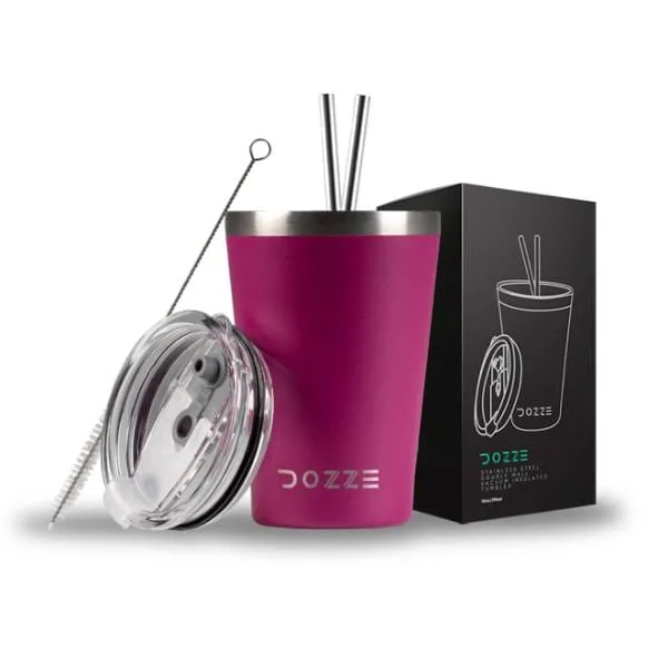 DOZZE Wander Tumbler Seyahat Termosu 295 ml, Erik Pembesi