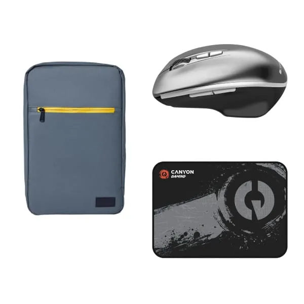 CANYON Oyun için Sırt Çantası, Fare ve Mouse Pad Seti
