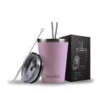 DOZZE Wander Termos Seyahat Bardağı, 295 ml, Krem Pembesi