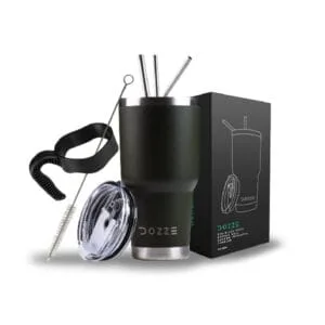 DOZZE Roamer Termos Seyahat Bardağı, 880 ml, Orman Yeşili