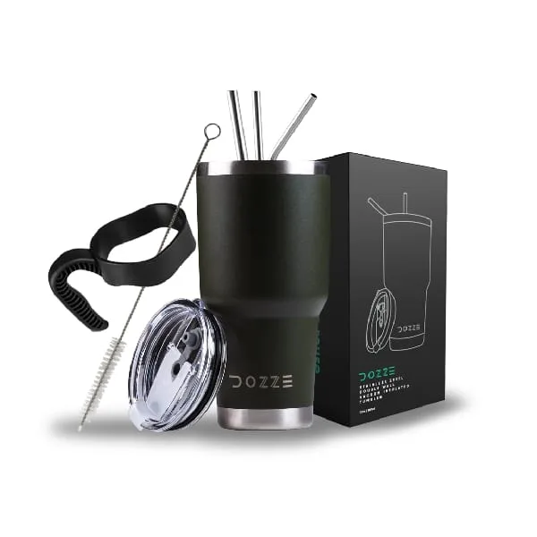 DOZZE Roamer Termos Seyahat Bardağı, 880 ml, Orman Yeşili