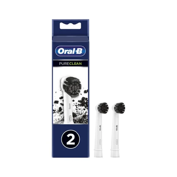 BRAUN Oral-B Pure Clean Kömür Yedek Başlıklar, 2 Parça