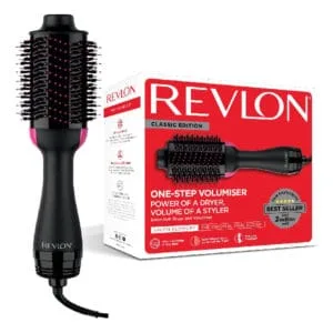 REVLON RVDR5222UK4 Saç Kurutma Makinesi ve Sıcak Hava Fırçası, Siyah