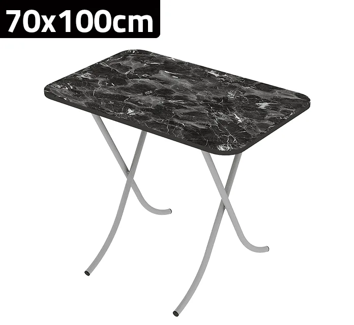 M828/2 Newal Siyah Katlanabilir Masa 70x100cm