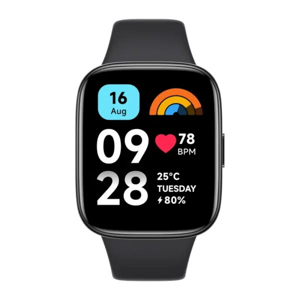Redmi Watch 3 Active Siyah-Redmi Watch 3 Active Black-Xiaomi-Kktc