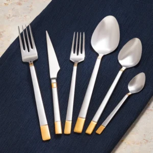 Elegance Duru Gold 84 Parça 12 Kişilik Çatal Kaşık Bıçak Takımı