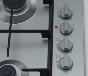 Bosch 3 Gaz 1 Elektrik Çelik Kendinden Çakmaklı Ve Gaz Emniyetli Gaz Ocağı