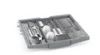 Bosch Seri 4 tam ankastre bulaşık makinesi 60 cm SMV4HMX65Q - Görsel 8