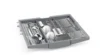 Bosch SMS4HMB62T Serie 6 Solo Bulaşık Makinesi 60 cm Siyah - Görsel 5
