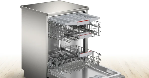 Bosch Seri 6 Solo Bulaşık Makinesi 60 Cm Gümüş Paslanmaz Çelik Sms6Emi65Q - Görsel 2