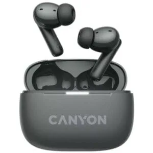 CANYON OnGo 10 ANC Gerçek Kablosuz Kulaklık, Siyah