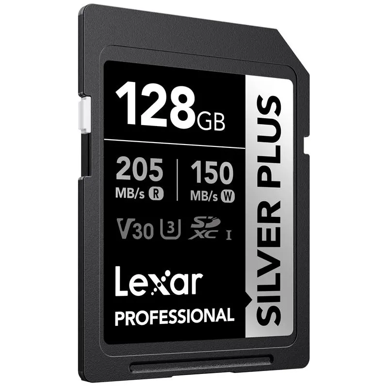 Lexar 128Gb Professional Silver Plus Sdxc Uhs-I 205Mb/S-100Mb/S