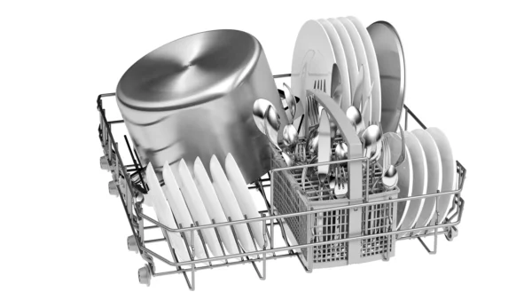 Bosch Sms44Di01T Serie 4 Solo Bulaşık Makinesi 60 Cm Paslanmaz Çelik Parmak Izi Tutmaz - Görsel 3