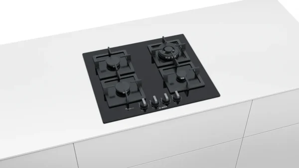 Bosch Seri 6 Gazlı Ocak 60 Cm Temperli Cam, Siyah Pph6A6B20 - Görsel 1