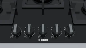 Bosch Seri 6 Gazlı ocak 75 cm Temperli cam, Siyah PPQ7A6B20