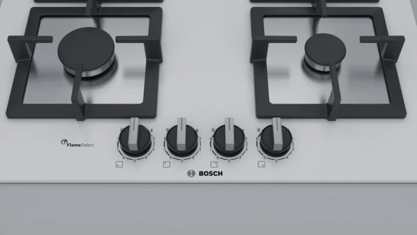 Bosch Seri 6 Gazlı Ocak 60 Cm Temperli Cam, Beyaz Ppp6A2B20O - Görsel 1