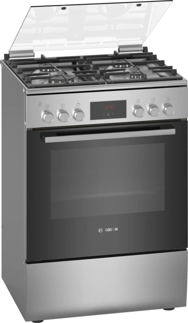 Bosch Seri 4 Bağımsız Gazlı Ocak Paslanmaz Çelik Hgb330E50Q - Görsel 1