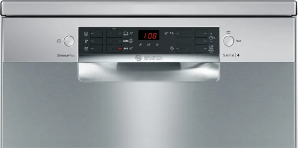 Bosch Seri 4 Solo Bulaşık Makinesi 60 Cm Fırçalanmış Çelik Parmak Izi Bırakmaz Sms45Di10Q - Görsel 3